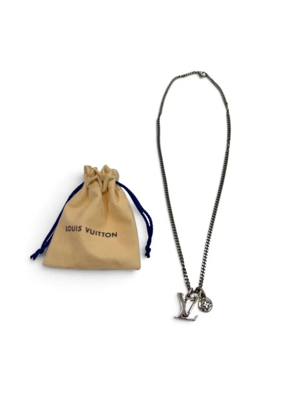Louis Vuitton LV Sailor Chain 925 Necklace Silver